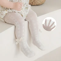 Collants d'été en maille fine pour bébés garçons et filles de 0 à 8 ans, collants en coton doux pour bébés en bas âge, bas transparents respirants pour nouveau-nés 2
