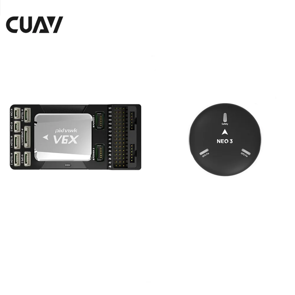 

CUAV Pixhawk V6X Autopilot H753 Flight Controller with NEO 3 GPS Module for RC Multirotor Airplane DIY Parts