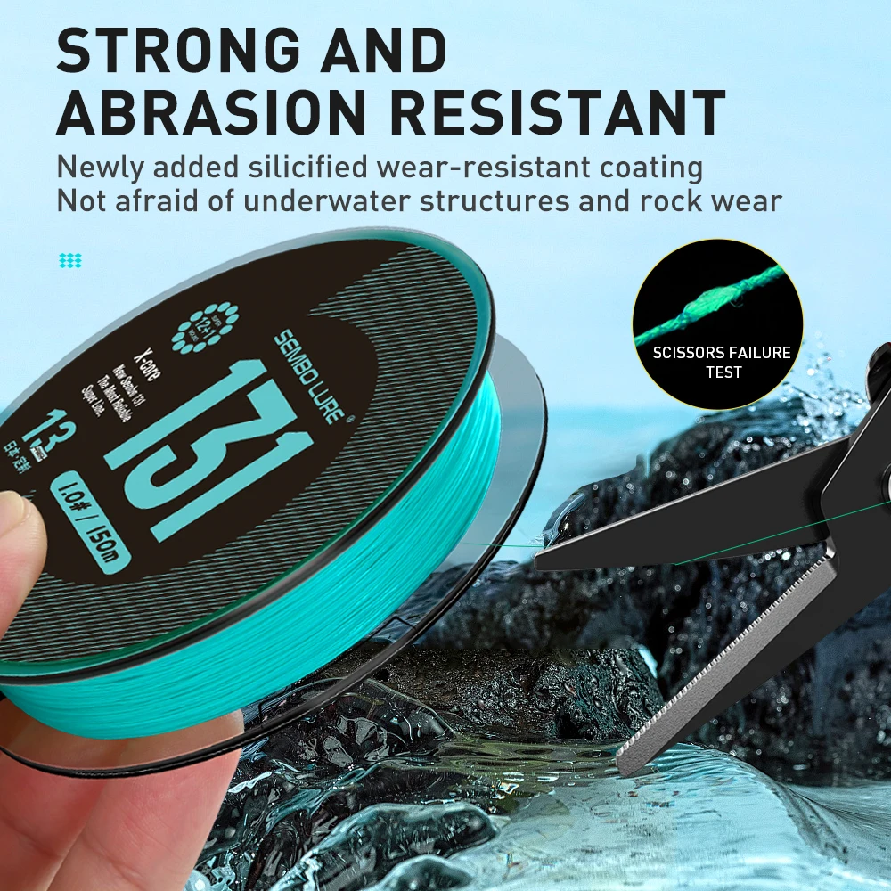 Zukibo Sembo 131 Braid Fishing Line Abrasion Resistant Thin Diameter Superline - Image 5