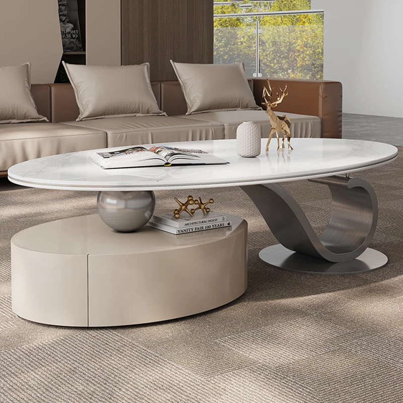 

Funky Center Coffee Tables Living Room Design Modern Corner Elegant Coffee Table Minimalist Tavolino Da Salotto Nordic Furniture