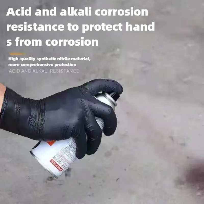 Kitchen Gloves Disposable Nitrile Latex Gloves Black Washing Tableware Housework Car Industry Gardening Pet Care Cooking Tools disposable gloves disposable nitrile gloves