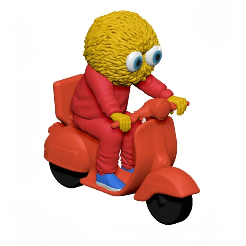 チクレテラバイク スティール・ア・ブレインロット フィギュア