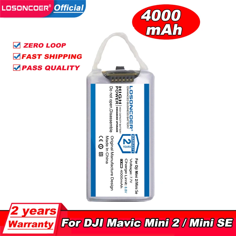 new 3800mAh or 4100mah battery for DJI Mini 2 For DJI Mini2 battery With  buckle to