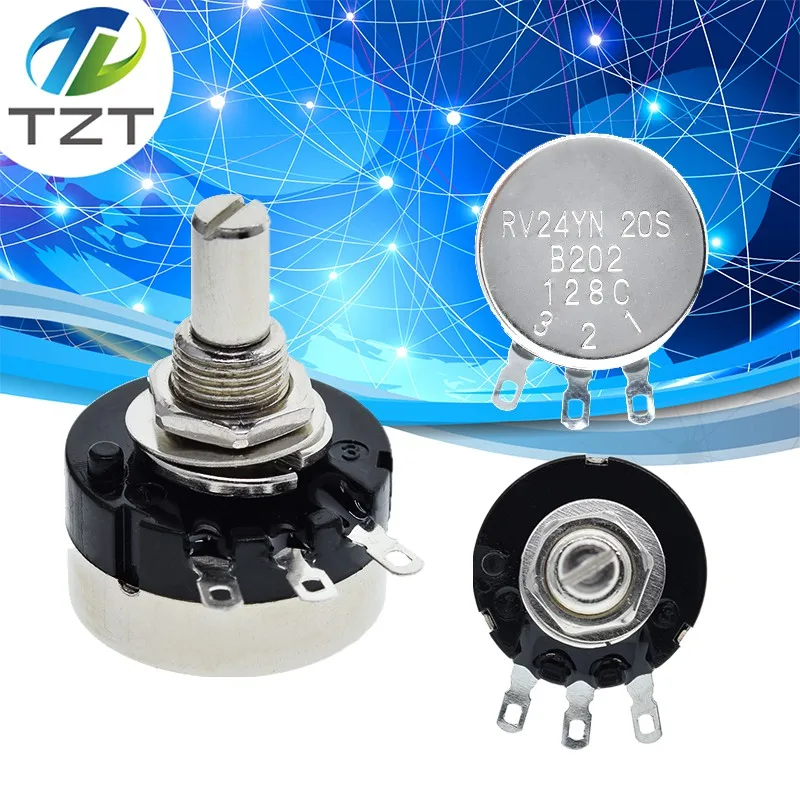 1pcs RV24YN20S B201-B504 B105 500 ohm-200K ohm Potentiometer multiturn potentiometer linear potentiometer rotary potentiometer potentiometer kit trimmer potentiometer