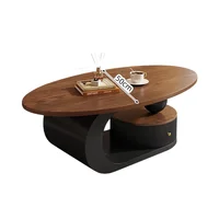 Table basse en bois de noyer, une lumière de luxe et sensation haut de gamme, Table de nouveau Style, design pour petite pièce, meubles chinois français 6
