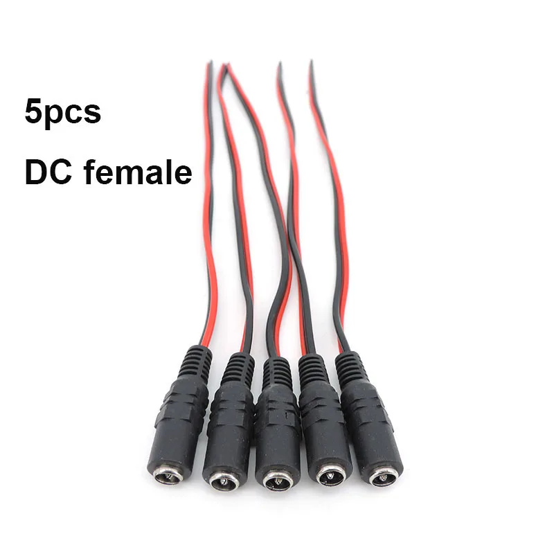 Câble Connecteur Jack DC 12V Mâle/femelle - Pour LED, CCTV, Chargeurs, Neuf