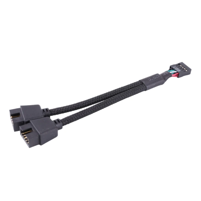 

USB-кабель расширения для материнской платы компьютера USB 9-контактный разъем «мама» на двойной 9-контактный разъем «папа» от 1