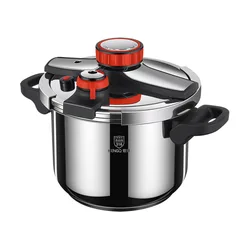 10L 316 Stainless Steel Thickened Pressure Cooker for Gas and Induction Cooktops