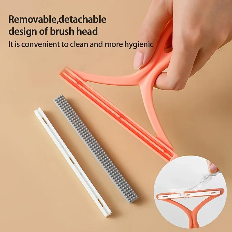 Lint Remover Portable Pet Hair Remover Brush Manual Roller Sofa Clothes Cleaning Fabric Shaver Tool