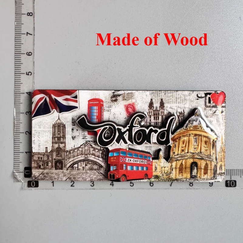 Hand-Painted Cambridge Landmark Fridge Magnet - UK Travel Souvenir and Home Decor Gift