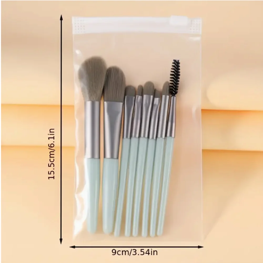 فرشاة مكياج محمولة مع شعر ناعم ، أدوات مكياج للعيو...