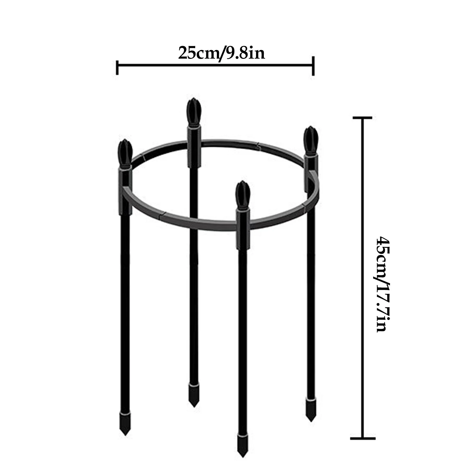 Tefola Lot De 30 Piquets De Support Plantes Acrylique Transparent 40cm - Tuteurs Pour Orchidées, Fleurs Et Légumes D'Intérieur