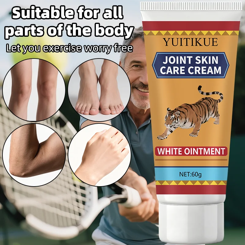 Skin and joint care cream, containing hyaluronic acid, collagen, and Siberian daisy extract, deeply moisturizing and non-greasy