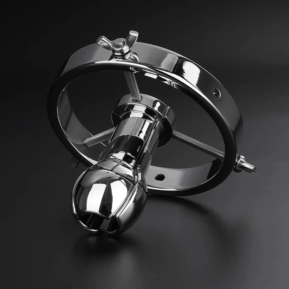 Anal Plug Dilator Vaginal Expander BDSM Anal Fisting Expander Plug Hollow Tunnel Butt Plug Spreader Anal Dilator Metal Adjustable Vaginal Expander Sets Adult