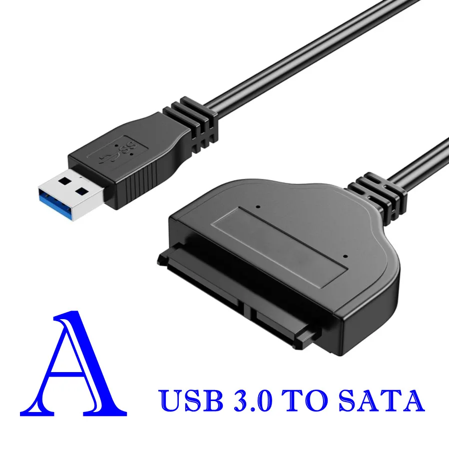 USB SATA Cable USB 3.0 To Sata Cable For 2.5 Inch External HDD SSD Hard Drive Ad