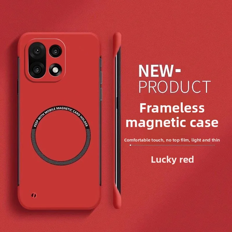 Ultra Thin Frameless Magnetic Phone Case - Rugged Matte Protective Cover