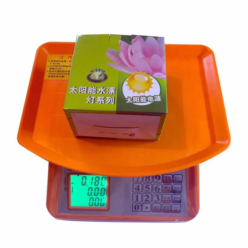 플로팅 LED 연못 조명 다채로운 그라데이션 연못 꽃 램프, 방수 케이블리스 태양 야외 물 조명, 활기찬 디스플레이용