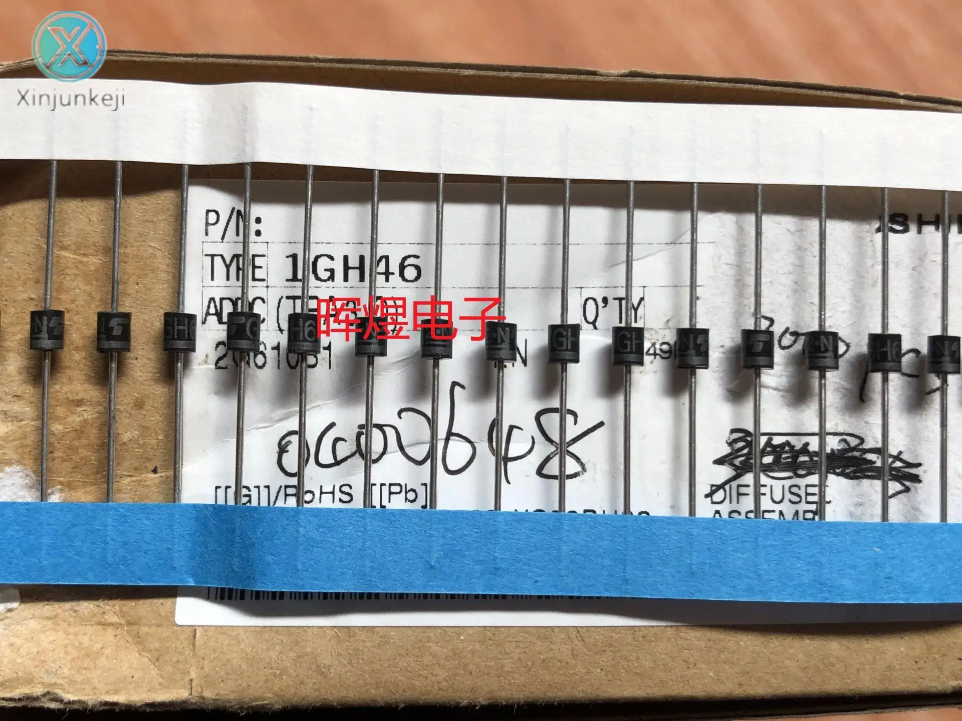 

Оригинальный Новый Диод Быстрого Восстановления 1GH46 T фонарь 1 А 400 в 200, 20 шт.