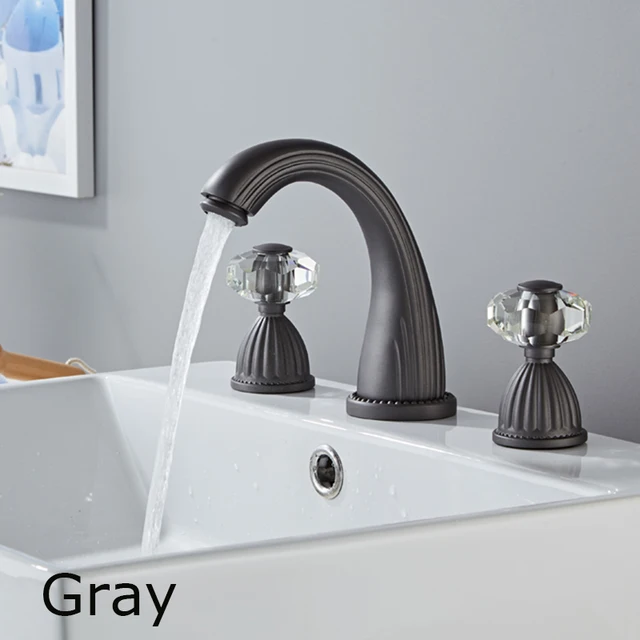 Gray faucet