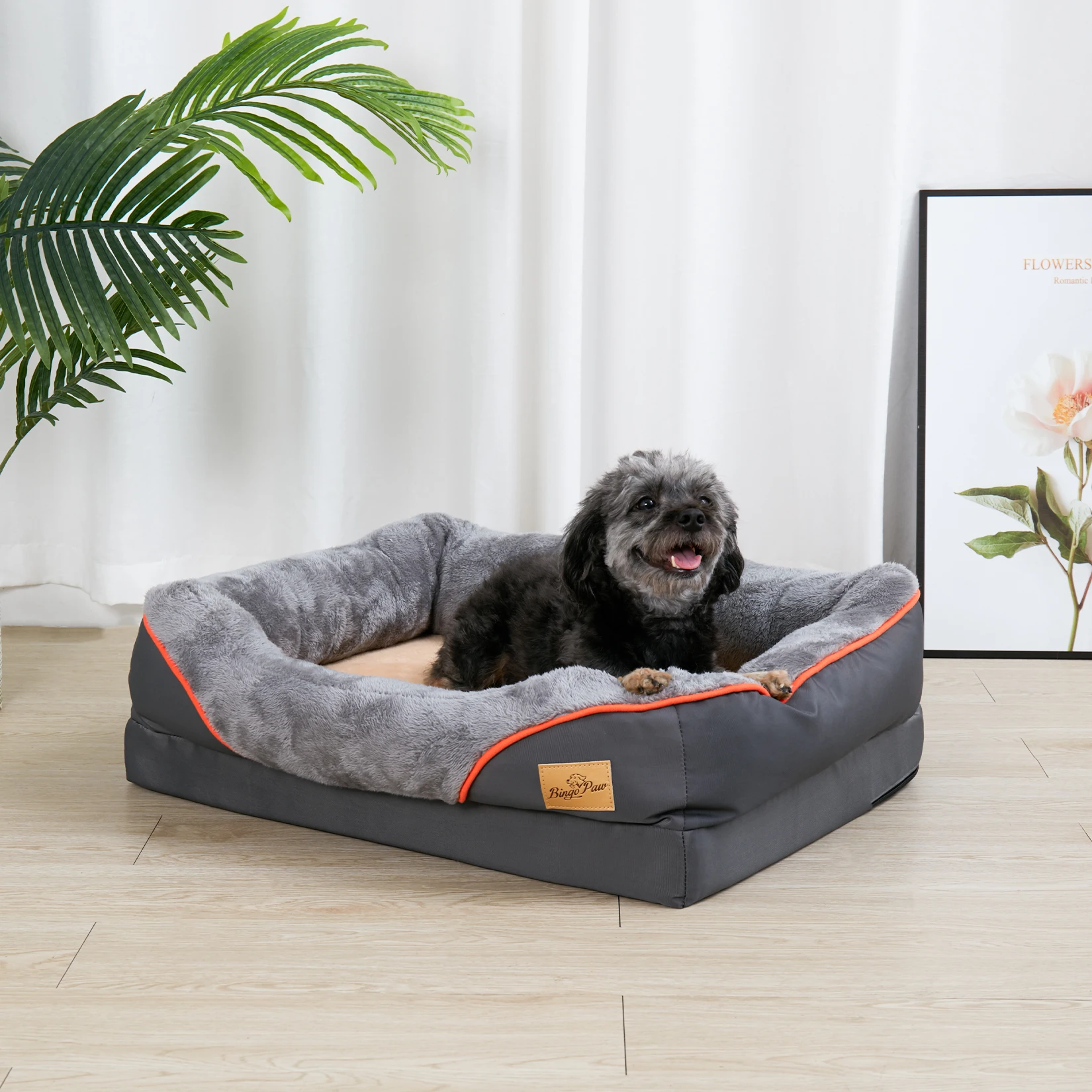 L XL 2XL 3XL cuccia per cani materassino per animali domestici in schiuma ortopedica Super morbida con cuscino imbottito in cotone e copertura rimovibile