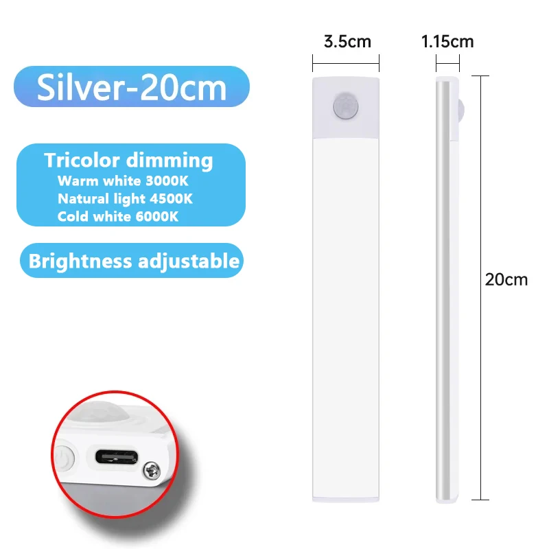 Silver -20cm