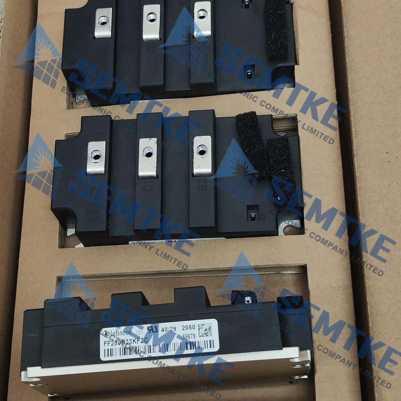 IGBT 개별 반도체 모듈 인버터, 고전력 모듈, 전자 부품, 오리지널 IGBT 트랜지스터, FF200R33KF2C
