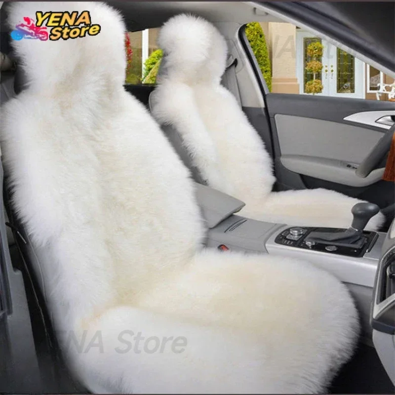 Car Seat Cushion Thickened Imitation Rabbit Fur Winter Three - Australia