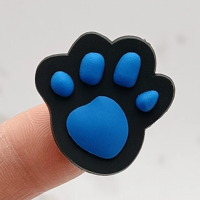 Cat Dog Paw PVC Shoe Buckle Accessories Funny DIY Colorful Animal Paws Shoes Decoration Jibz For Crocs Charms Kids Party Gift P