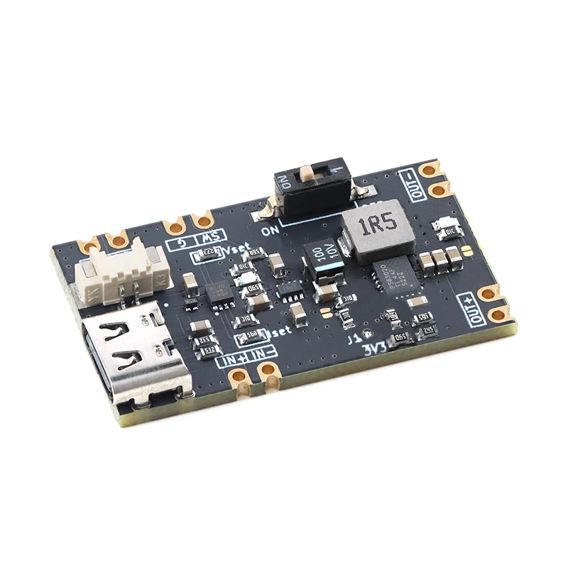 STM32 ESP32 장치용 C형 3.3V 5V 출력 1.5A 리튬 배터리 충전 기능이 있는 미니 UPS 전원 모듈