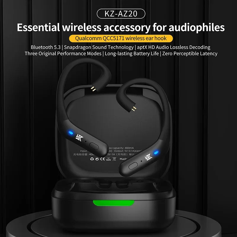 KZ AZ20 Bluetooth 5.3 Wireless Earphones Ear Hook Upgrade
