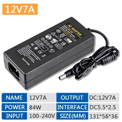 Universal Multi-Voltage Power Adapter - EU (12V7A)