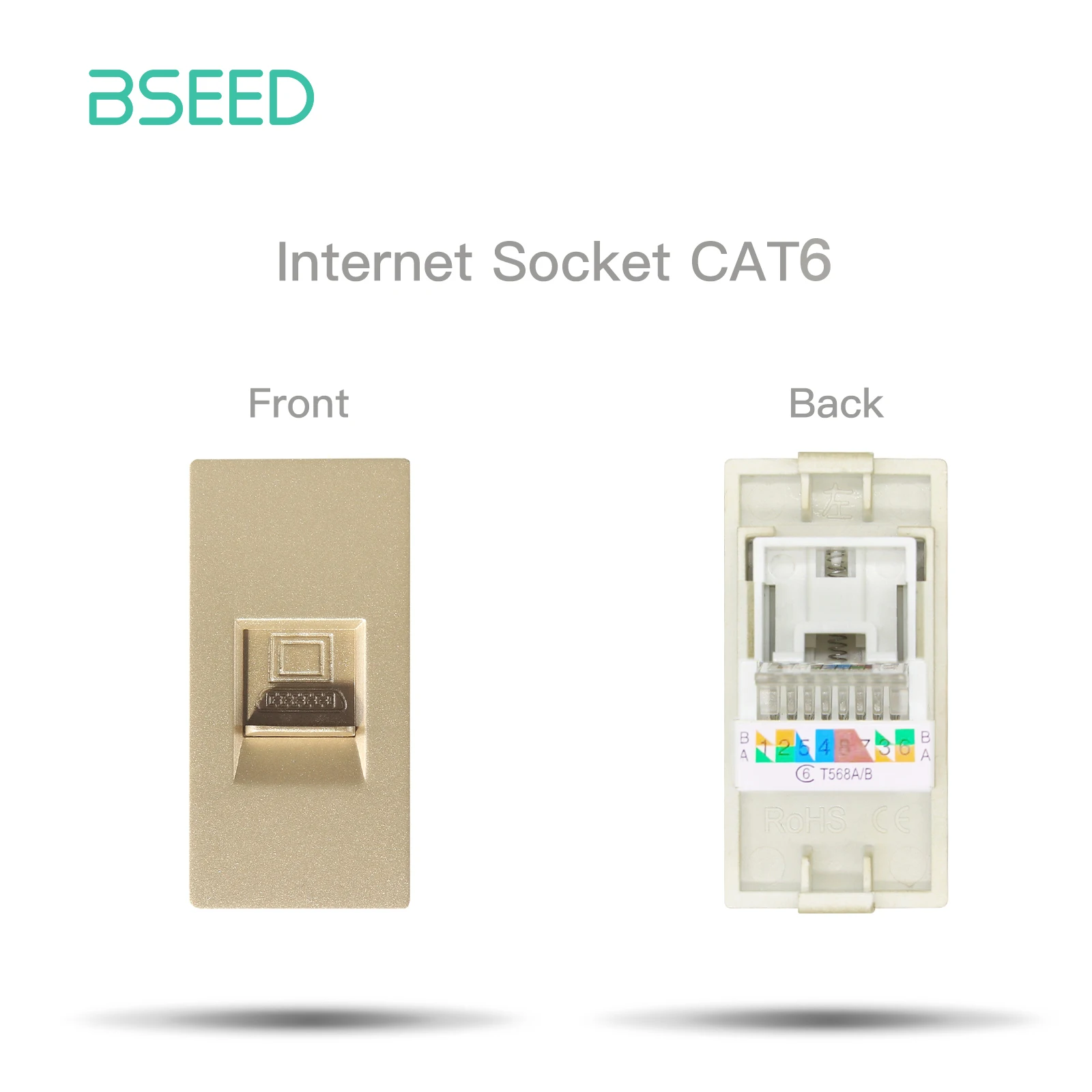 CAT6 Socket Gold