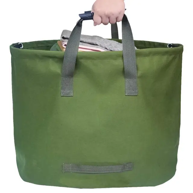 Kerti Hulladék Levélzsák Nagy Kapacitású Újrafelhasználható Levél Megfelelő Levelek Tárolás Kültéri Gyep Otthoni Udvarra És Hulladékzsákokra - Image 5