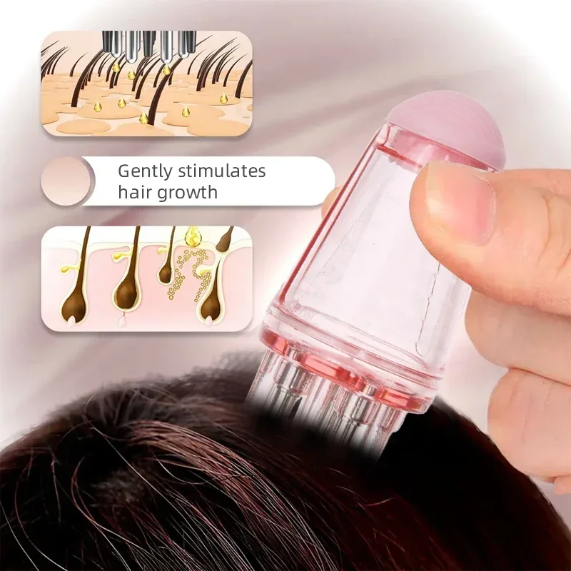 4-teiliges Haarpflege-Set, Shampoo-Bürste, Oktopus-Kopfmassagegerät, Haarfärbeflasche & Kopfhautöl-Applikator Haarpflege-Werkzeuge – Detail 4