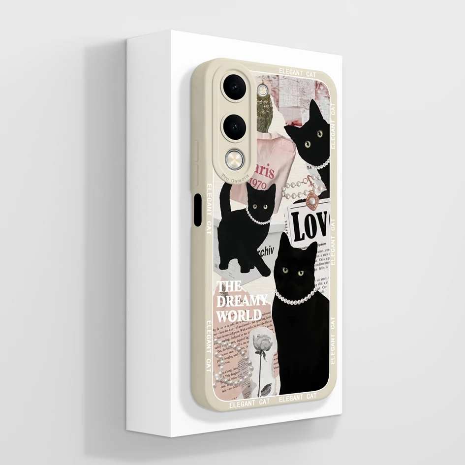 Cute Animal Pattern Slim Silicone Anti-Drop Phone Case - Durable Back Cover and Bumper Protection
