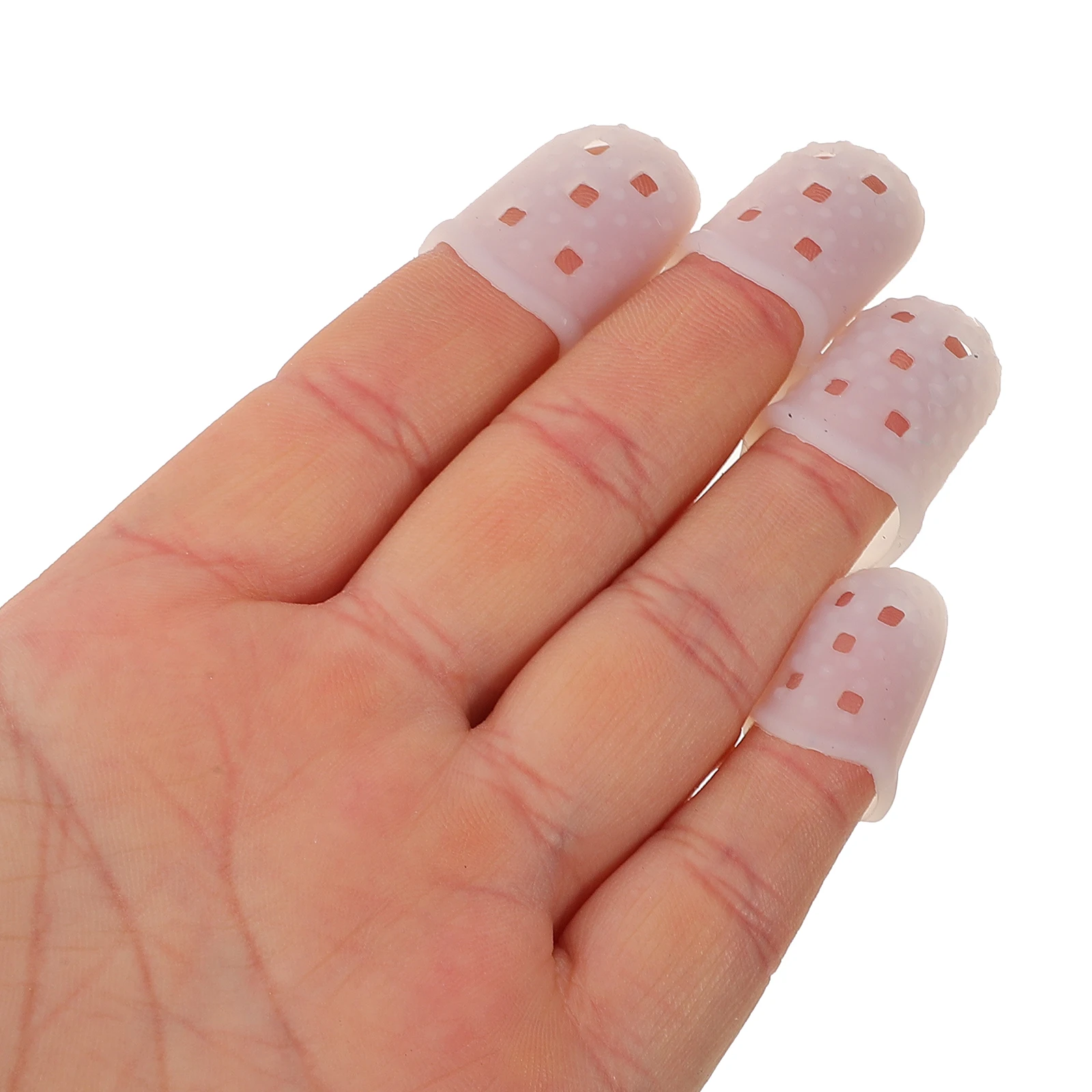 10pcs Kalimba Finger Protectors Silicone Fingertip Caps Thumb Piano Covers Musical Instruments Piano Accessories