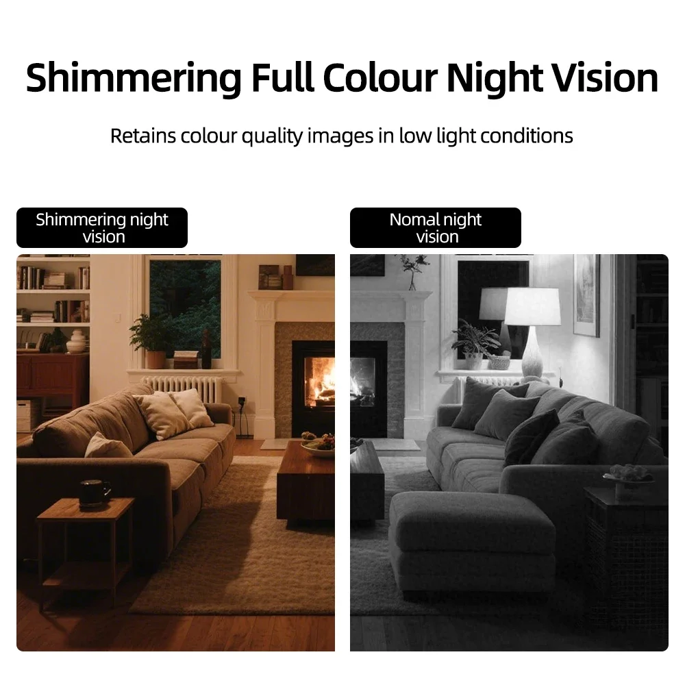 PEGATAH 2MP Mini AHD Camera Black Light Full Color Night Vision Low-Lux Coaxial Wired DVR Security Surveillance Camera