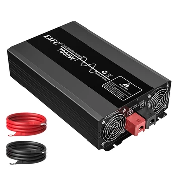 Inverter per auto 4000W 5000W Inverter a onda sinusoidale pura potenza DC 12V a AC 220V tensione 50HZ convertitore solare per camper all'aperto domestico