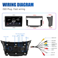 ESSGOO 9 "autoradio stéréo pour Hyundai i30 2012-2016 Android 14 Apple Carplay Android Auto GPS NAVI RDS WiFi BT SWC lien miroir 6