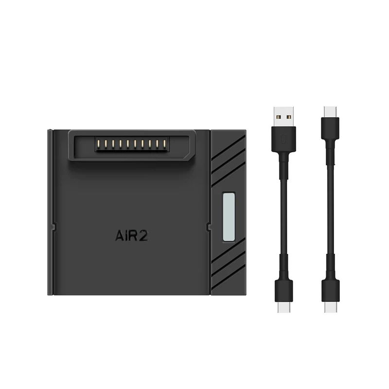 Batterie rechargeable monocanal branchée sur chargeur USB DJI Mavic Air 2S, recharge rapide PD3.0
