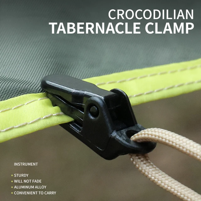10Pcs Outdoor Tarpaulin Clips: A Must-Have for Camping and Outdoor Adventures