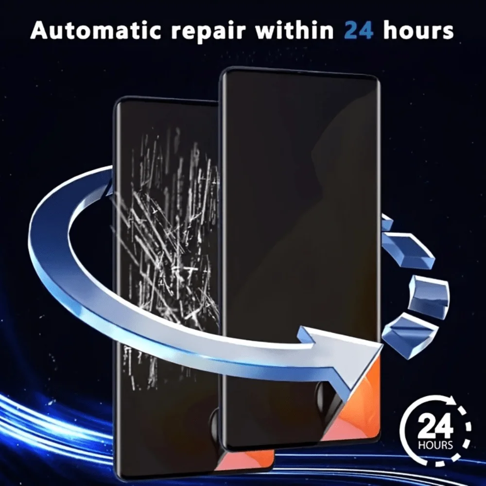 3 Stück Privatsphäre-Hydrogel-Folie für Motorola G85 G84 G77 G67 G35 G24 G17 Power Signature Displayschutzfolie ohne Fingerabdruck-Entsperrung – Detail 4