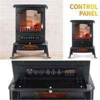 Electric Fireplace Heater with Remote, 22.4" Freestanding Portable Infrared Fireplace Heater Stove with 3-Sides Realistic Flame 2