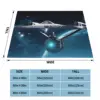 Star Trek Chris Pine Science Fiction Film Adventure Portable Warm Throw Blankets for Bedding Travel 3