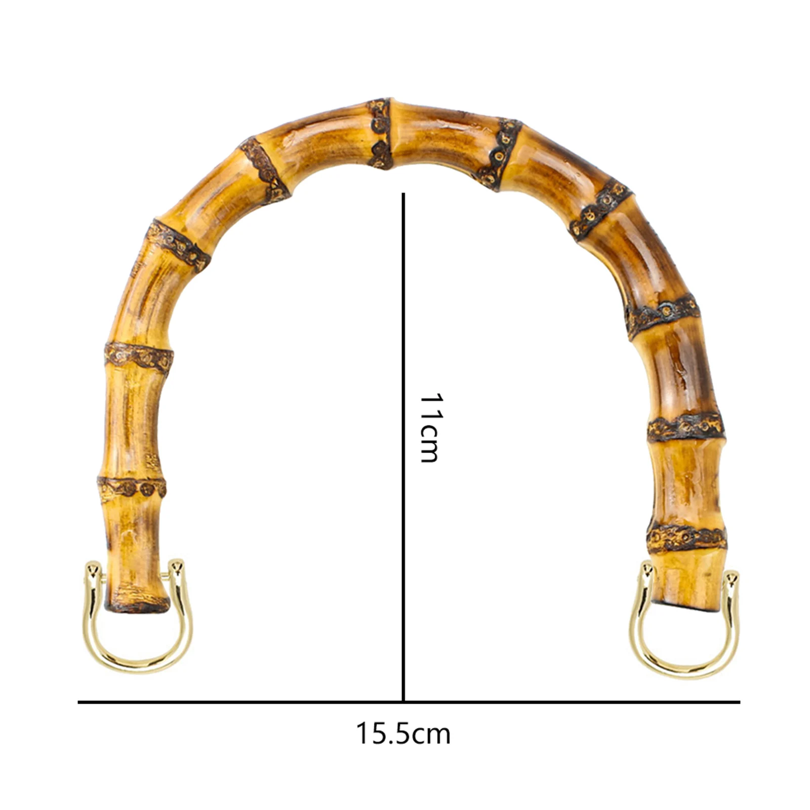 Bamboo U Shape Handbag Handles for DIY Bag Making
