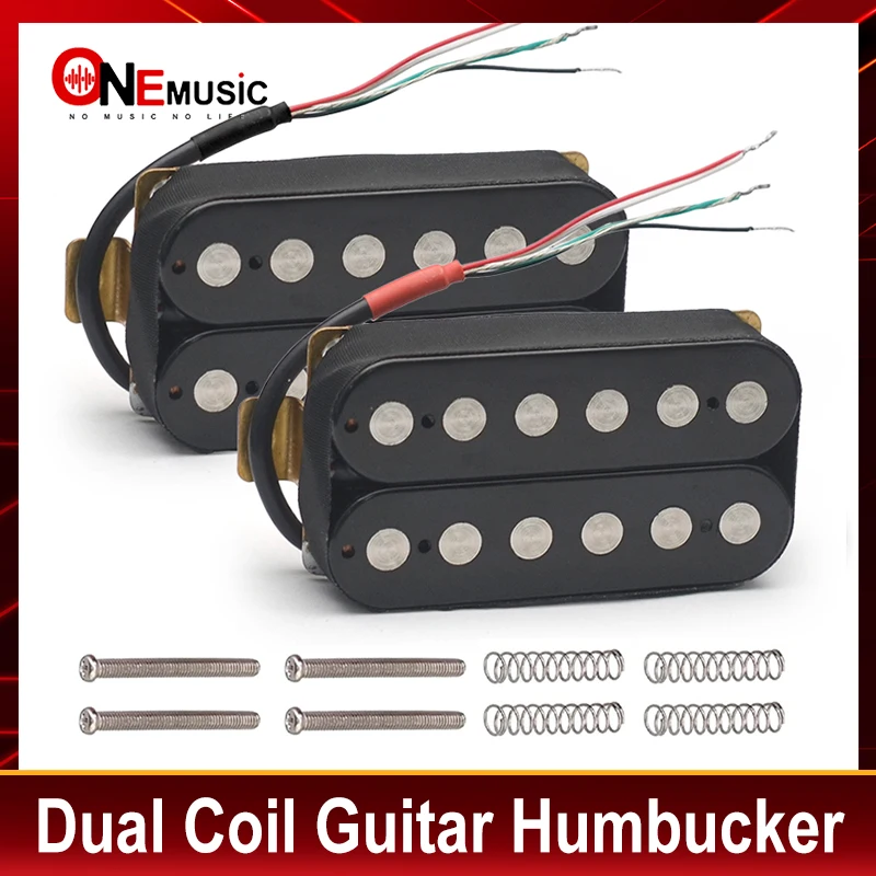DualCoilGuitarHumbuckerPickup63mmBigPolePieceElectricGuitar