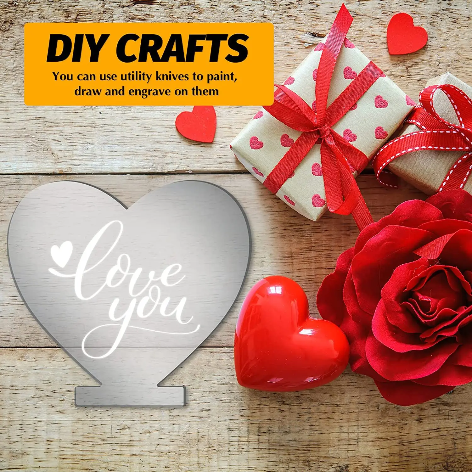 MUNGHOK Acrylplatten-Set – 20 Stück, Rund & Eckig, 2mm Stark, Kristallklar