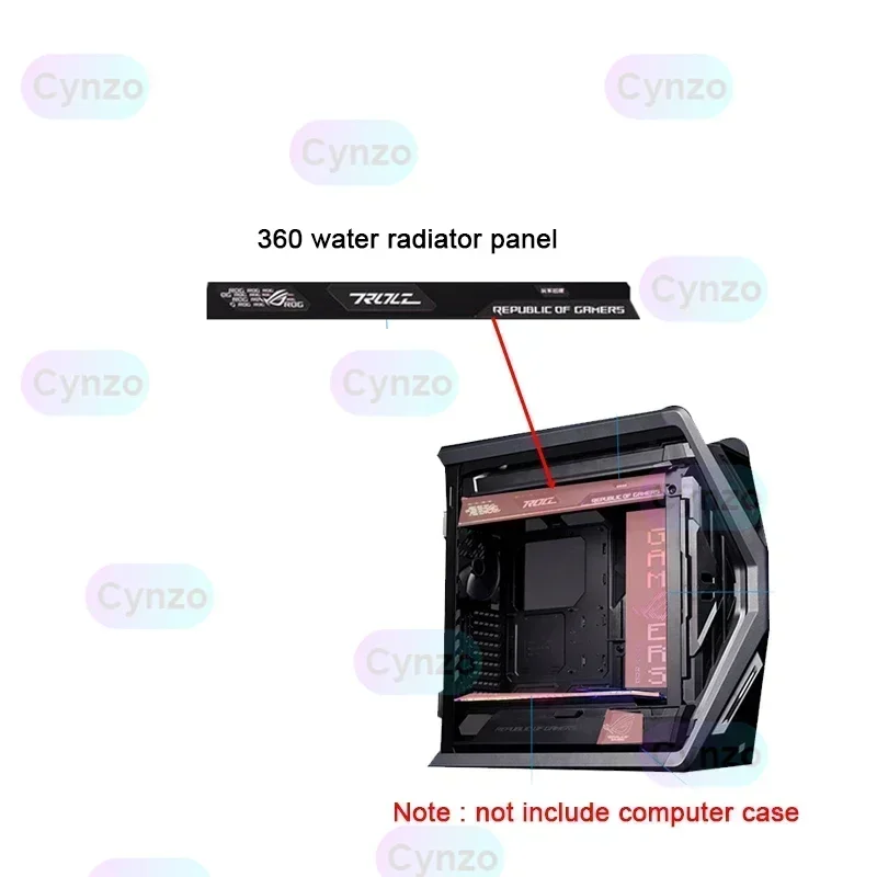 MOD ROG HYPERION Lightboard for Asus GR701 Chassis 5V ARGB AURA SYNC PSU GPU Laser Lighting Panel Refit Gamers Cabinet Plate