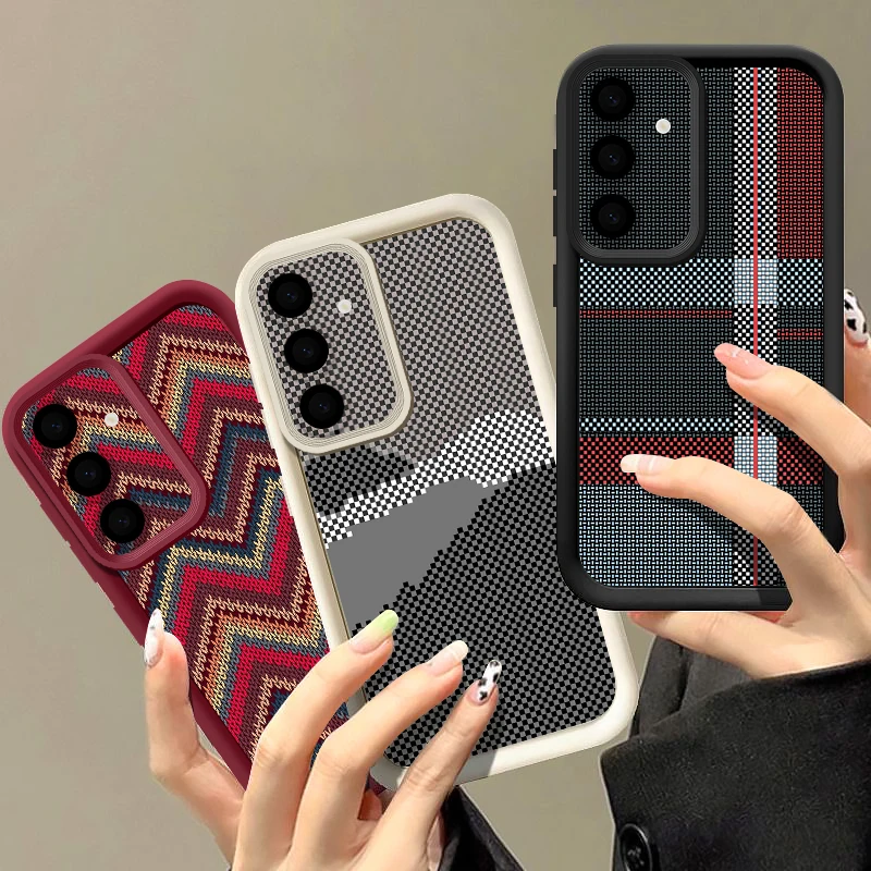 Vintage Striped Shockproof TPU Soft Phone Case
