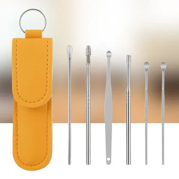Set per la Pulizia delle Orecchie, Strumento per la Rimozione del Cerume, Design Igienico per la Cura della Salute